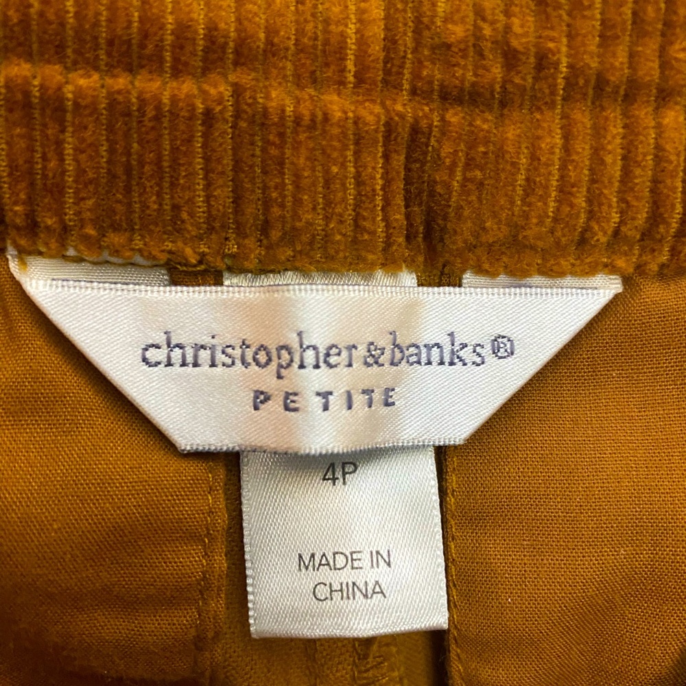 Christopher & Banks corduroy dress pants